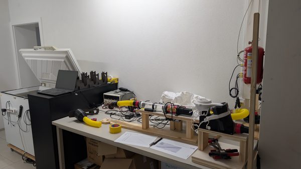 Flow-Prüfstand für Durchfluss- und Funktionstests.